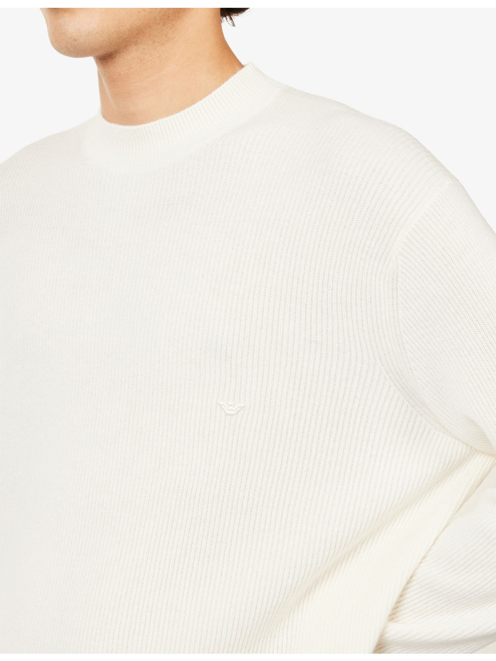 Embroidered-Logo Ribbed Wool-And-Cashmere Knit Jumper - 5