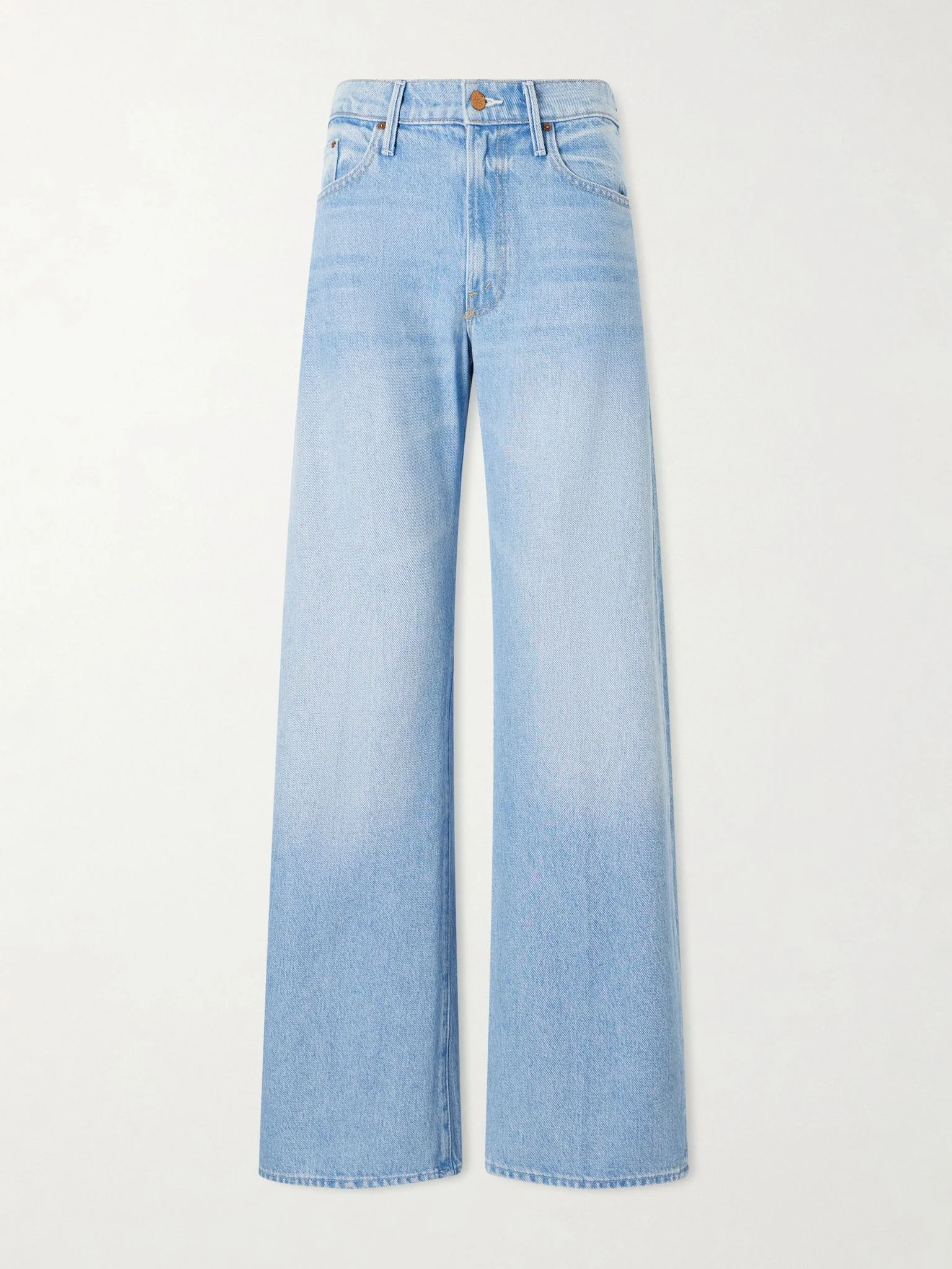 The Whip Skimp mid-rise wide-leg jeans Light denim - 1