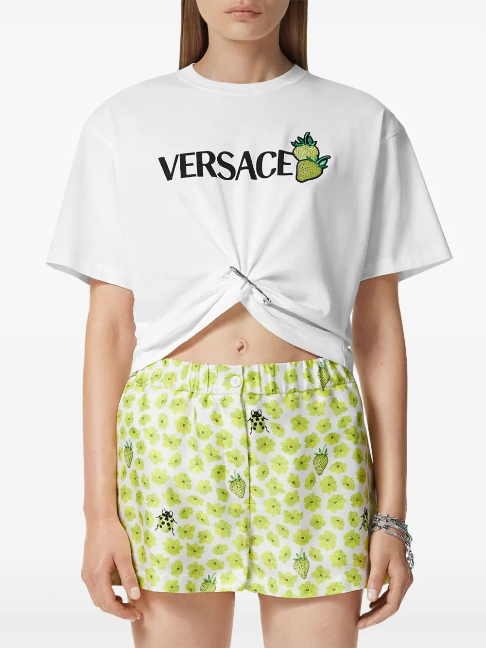 T-shirt crop fraises - 3