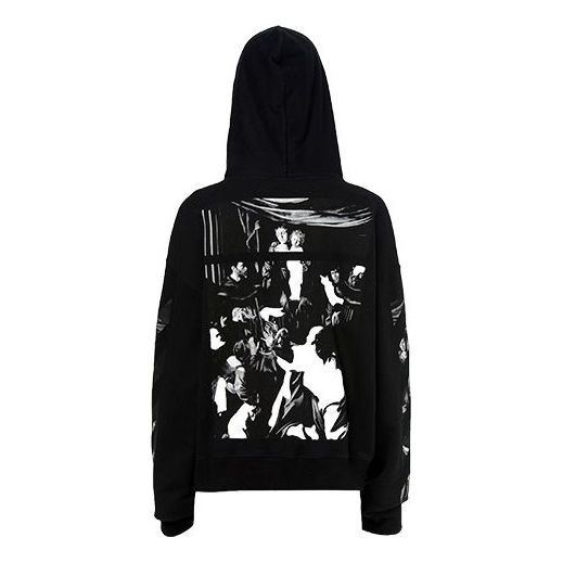Men's Off-White Caravaggio Back Printing Black OMBB037S20E300051088 - 2