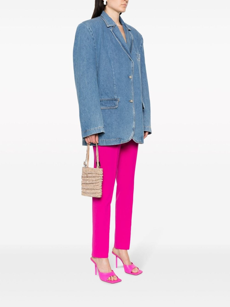 BENEDETTA BRUZZICHES rhinestone-embellished draped tote outlook