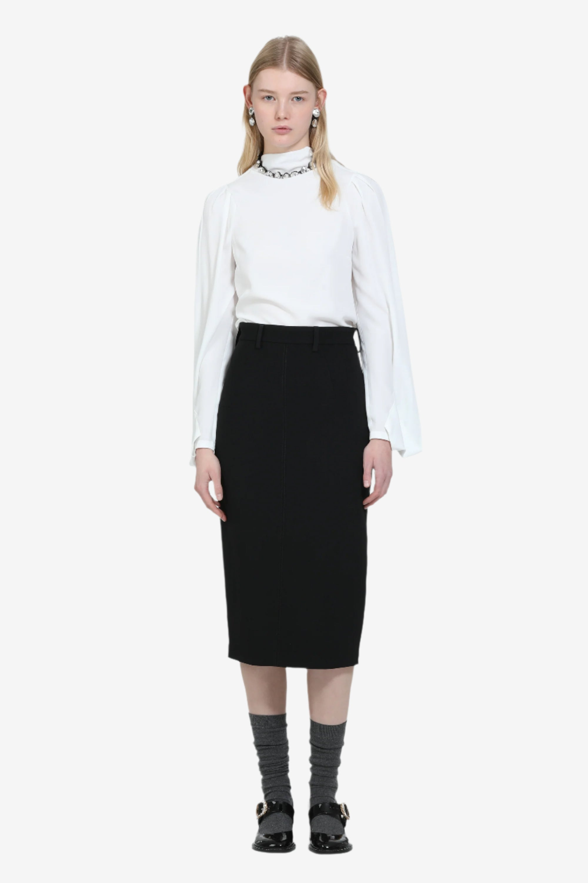 MIDI PENCIL SKIRT - 4