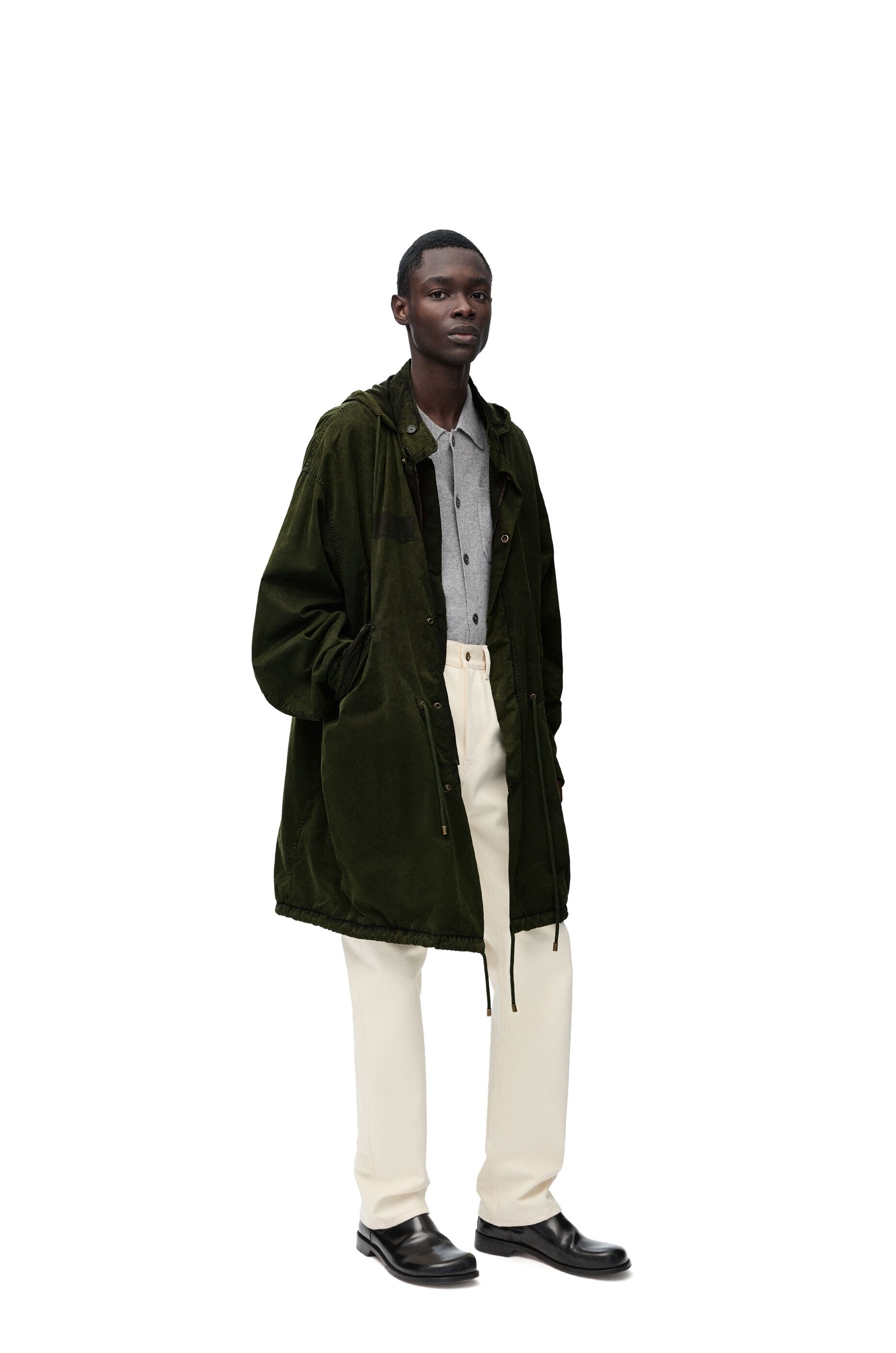 Parka in technical cotton - 2