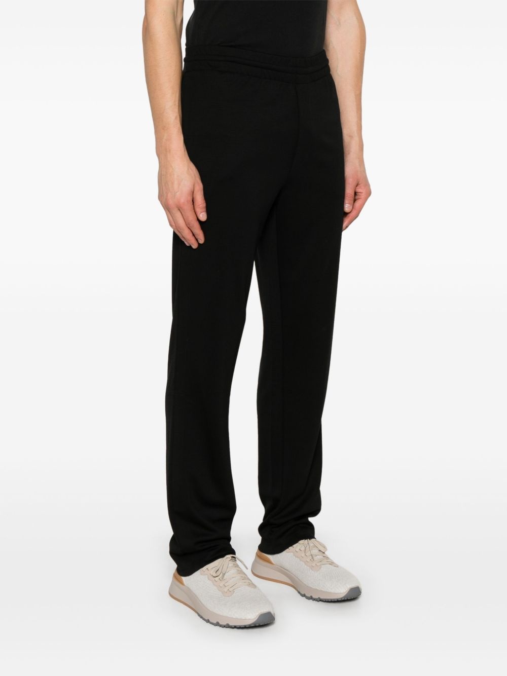wool track trousers - 3