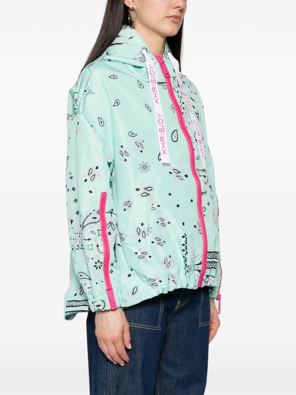 Khris bandana-print jacket - 3
