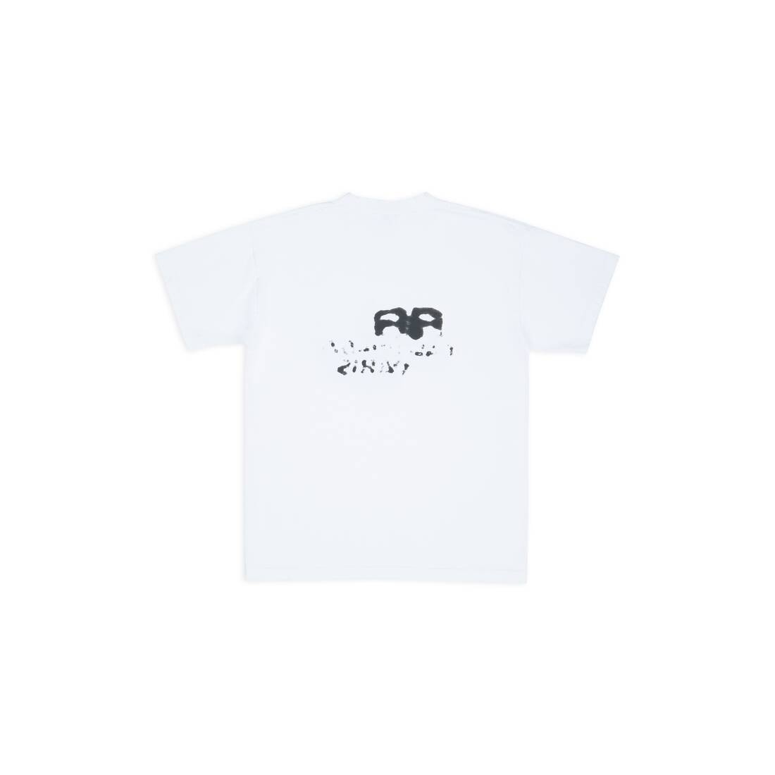 Hand Drawn Bb Icon T-shirt Medium Fit in White - 6