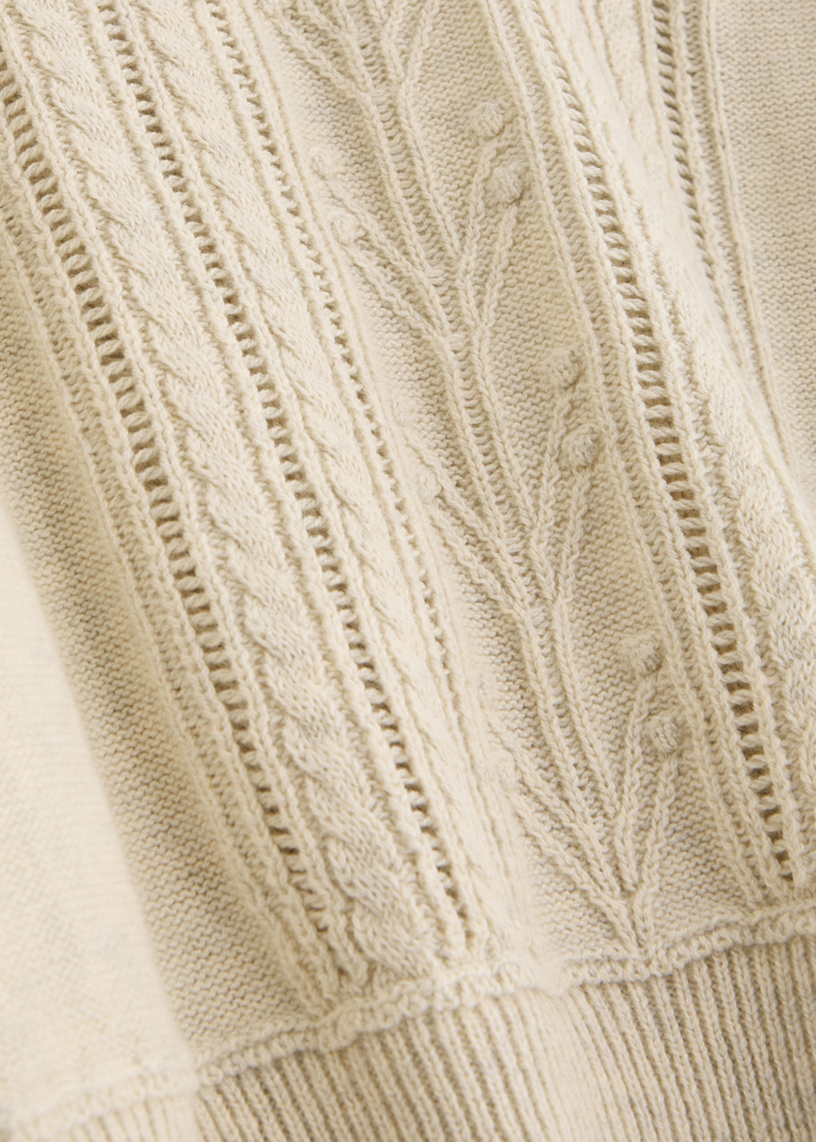Isabel Marant étoile Kalyn Cable-knit Cotton-blend Jumper - 5