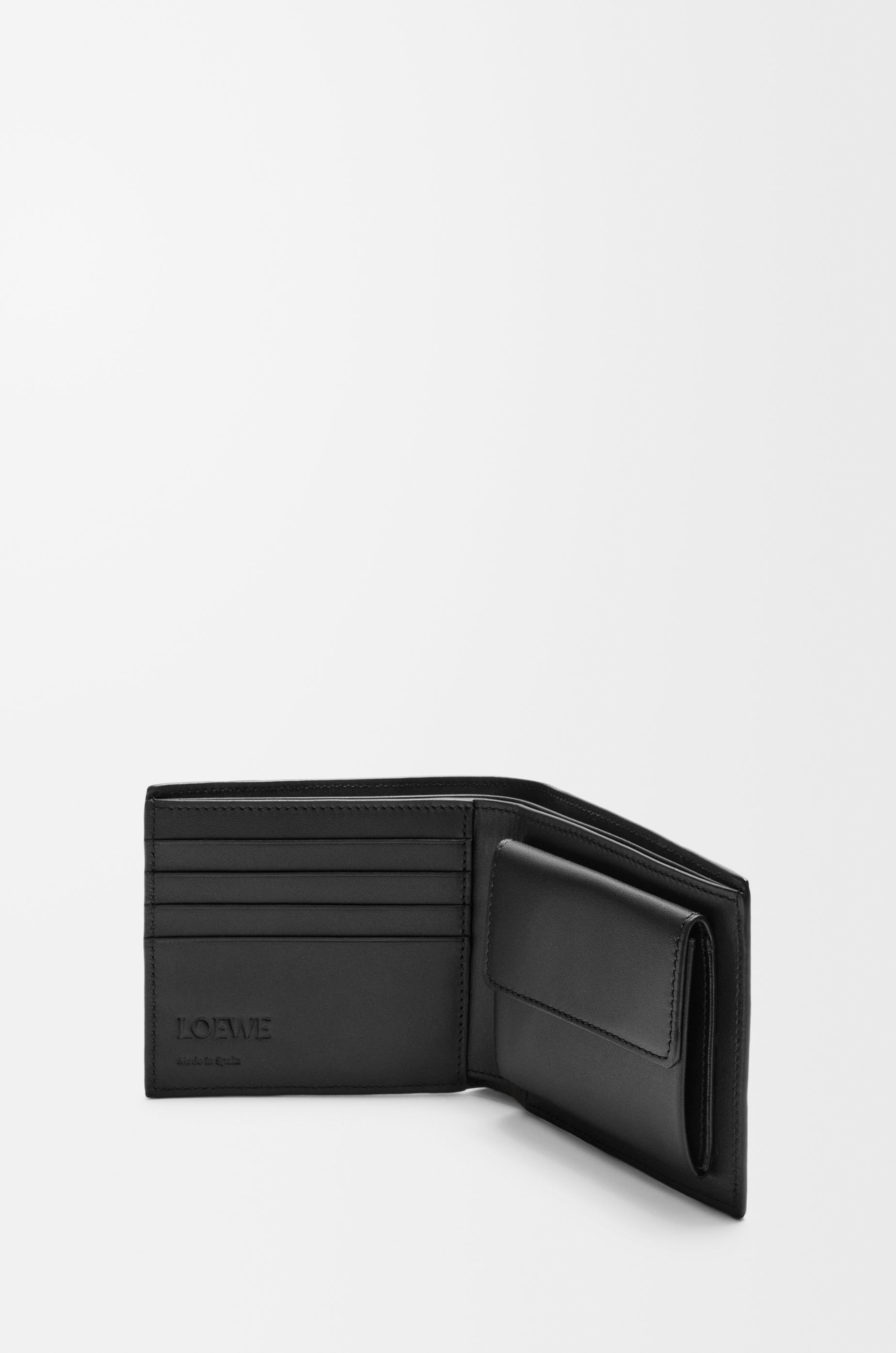 Puzzle bifold coin wallet in classic calfskin - 3