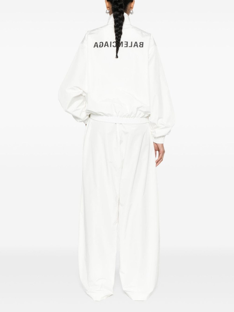 BALENCIAGA wide-leg track pants outlook