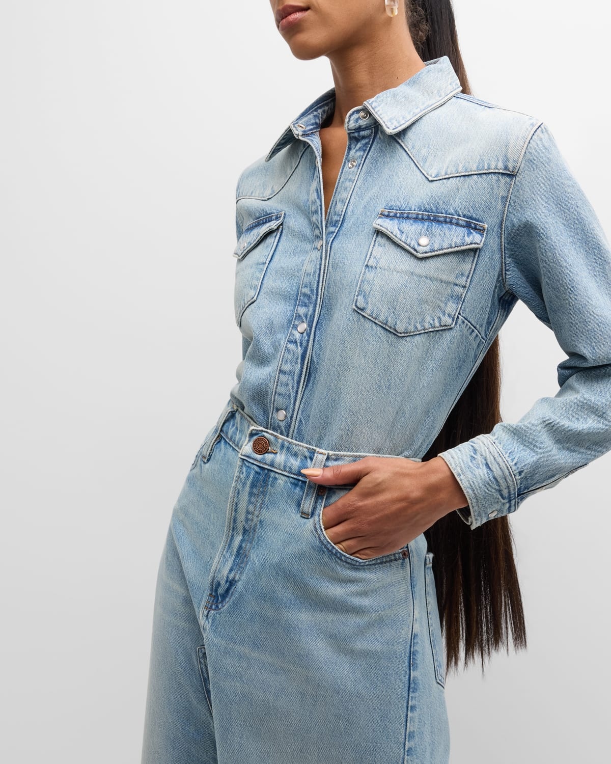 Heritage Fitted Denim Shirt - 7