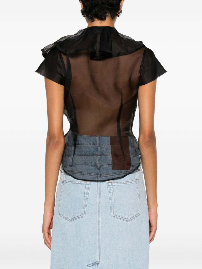 jabot-detail ruffled blouse 4