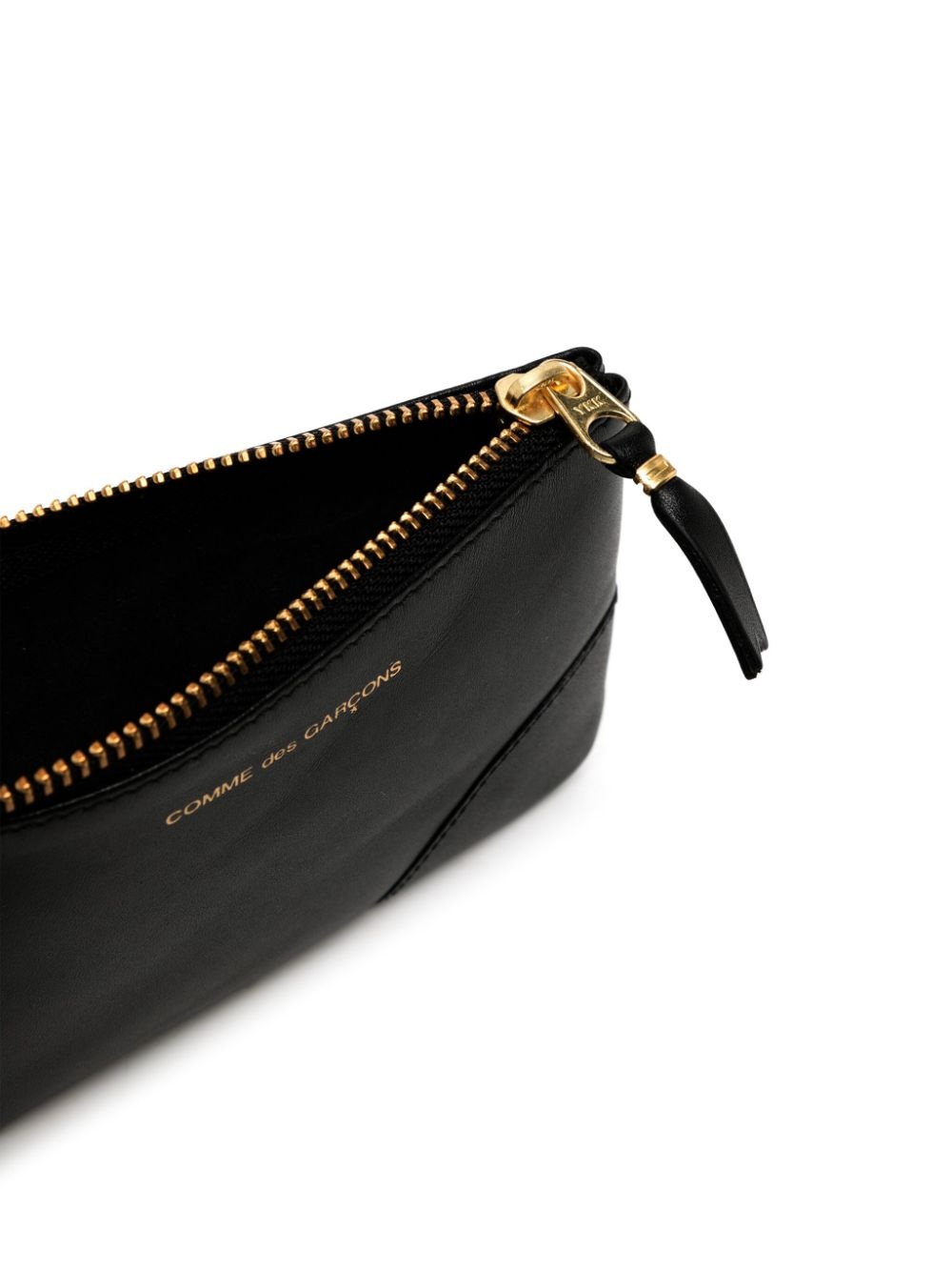 logo-print top-zip leather wallet - 3