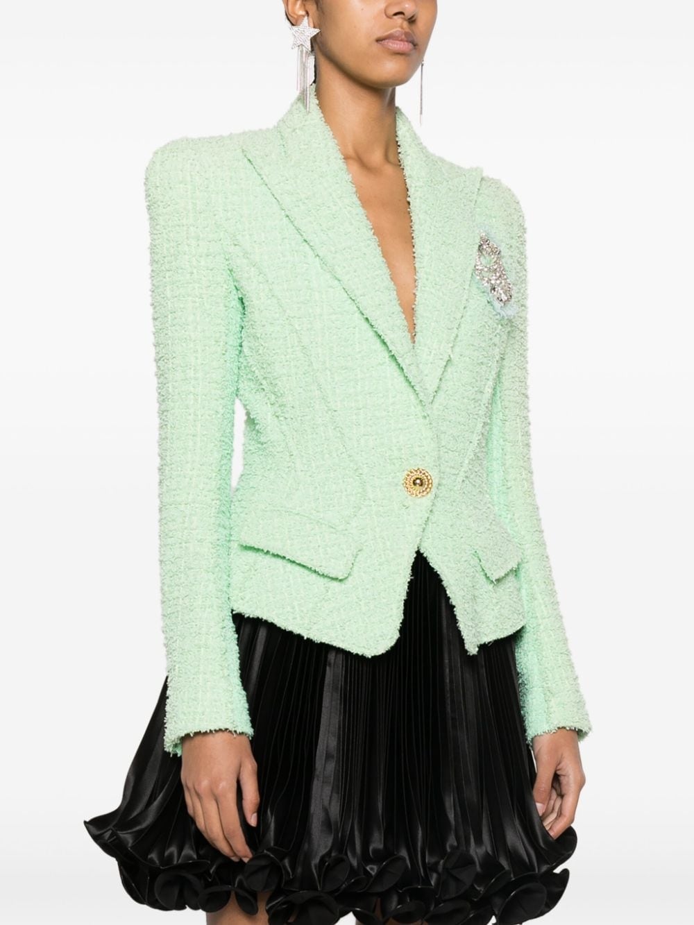 Jolie Madame tweed blazer - 3