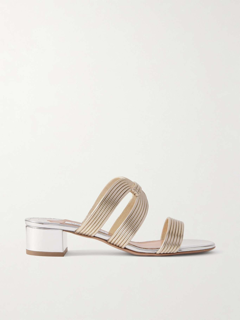 Esencia 35 metallic mules 1