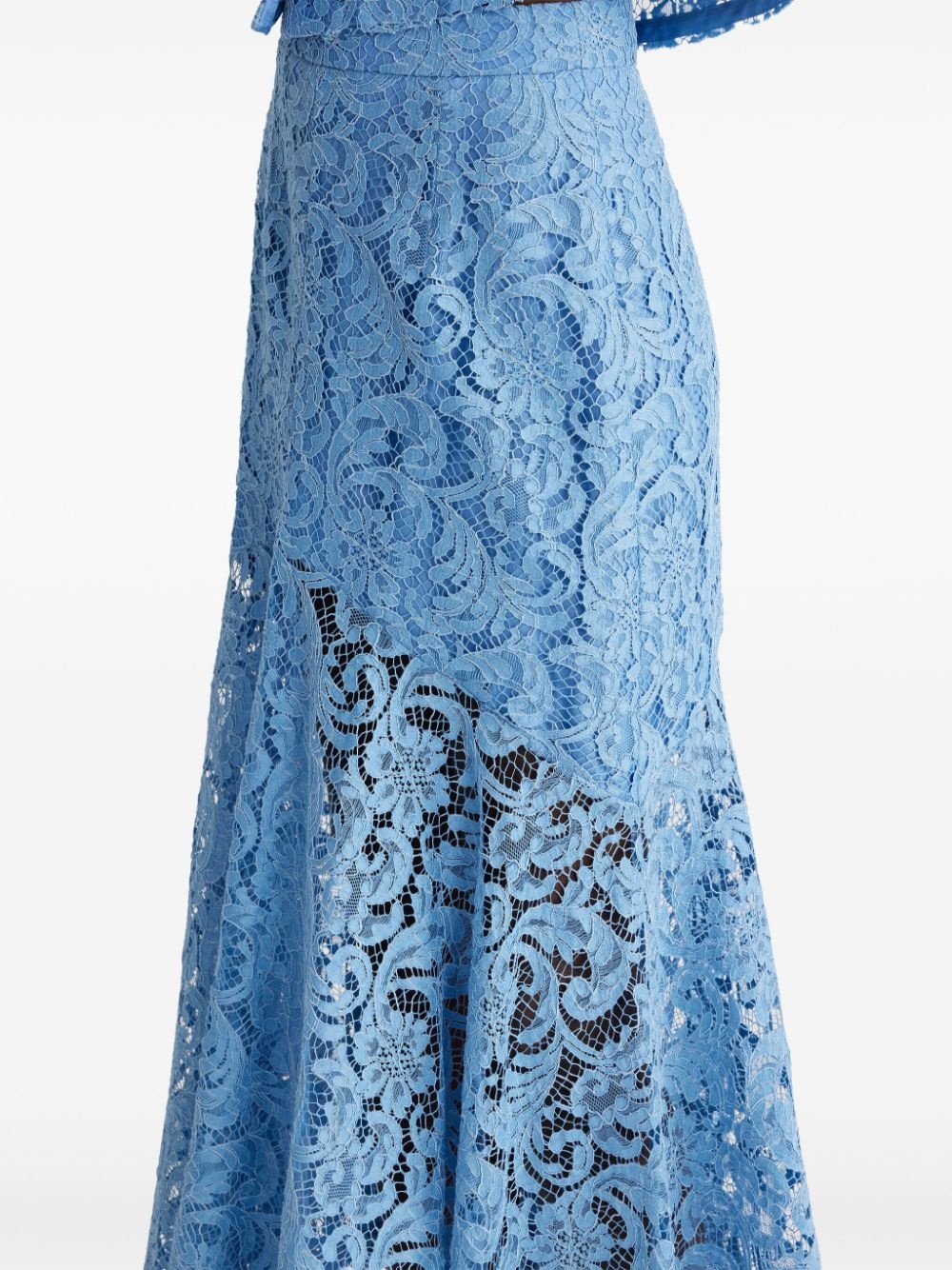 mermaid lace midi skirt - 4