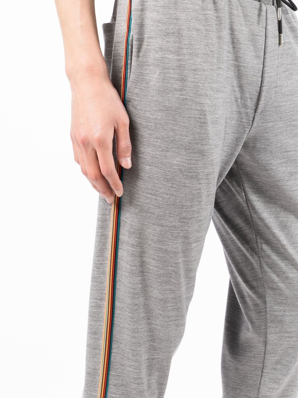 wool track pants - 5