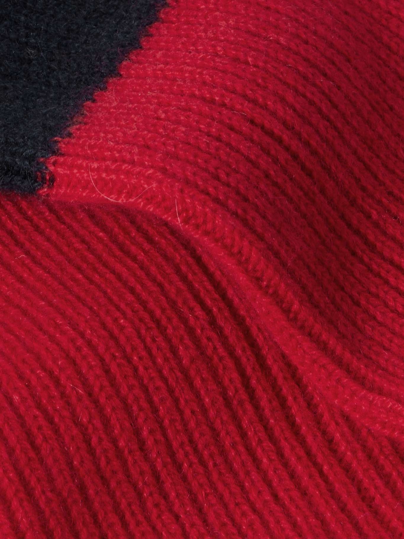 Two-tone ribbed cashmere socks - 3