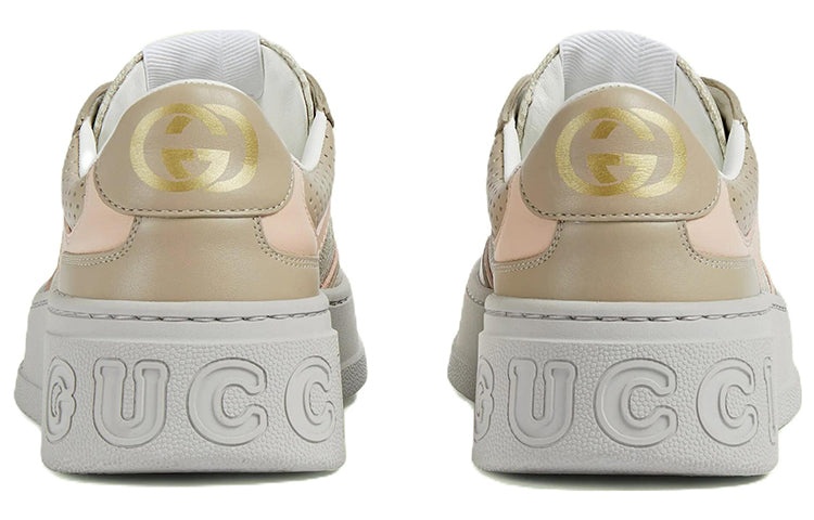 (WMNS) Gucci GG Sneaker 'Oatmeal Light Pink' 700775-UPG90-9595 - 4