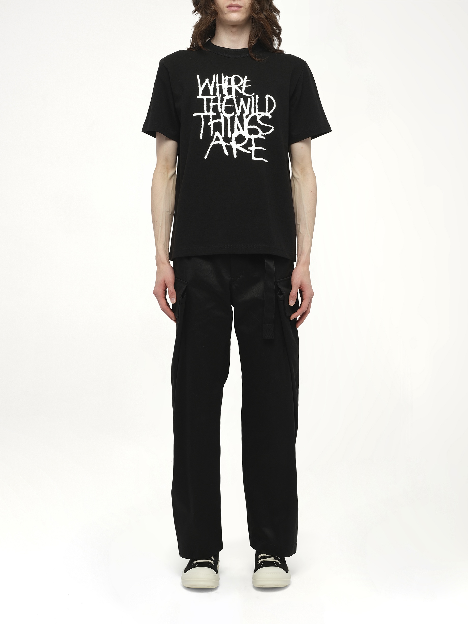 WHERE THE WILD THINGS ARE Logo T-Shirt in Black - 7