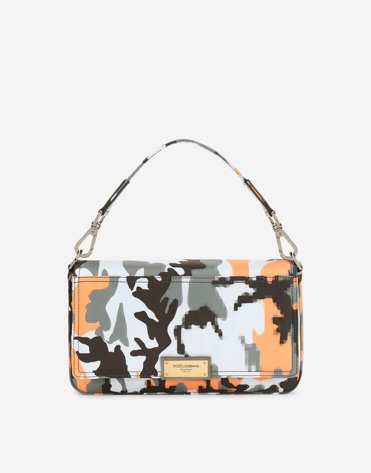 Camouflage nylon crossbody bag - 1