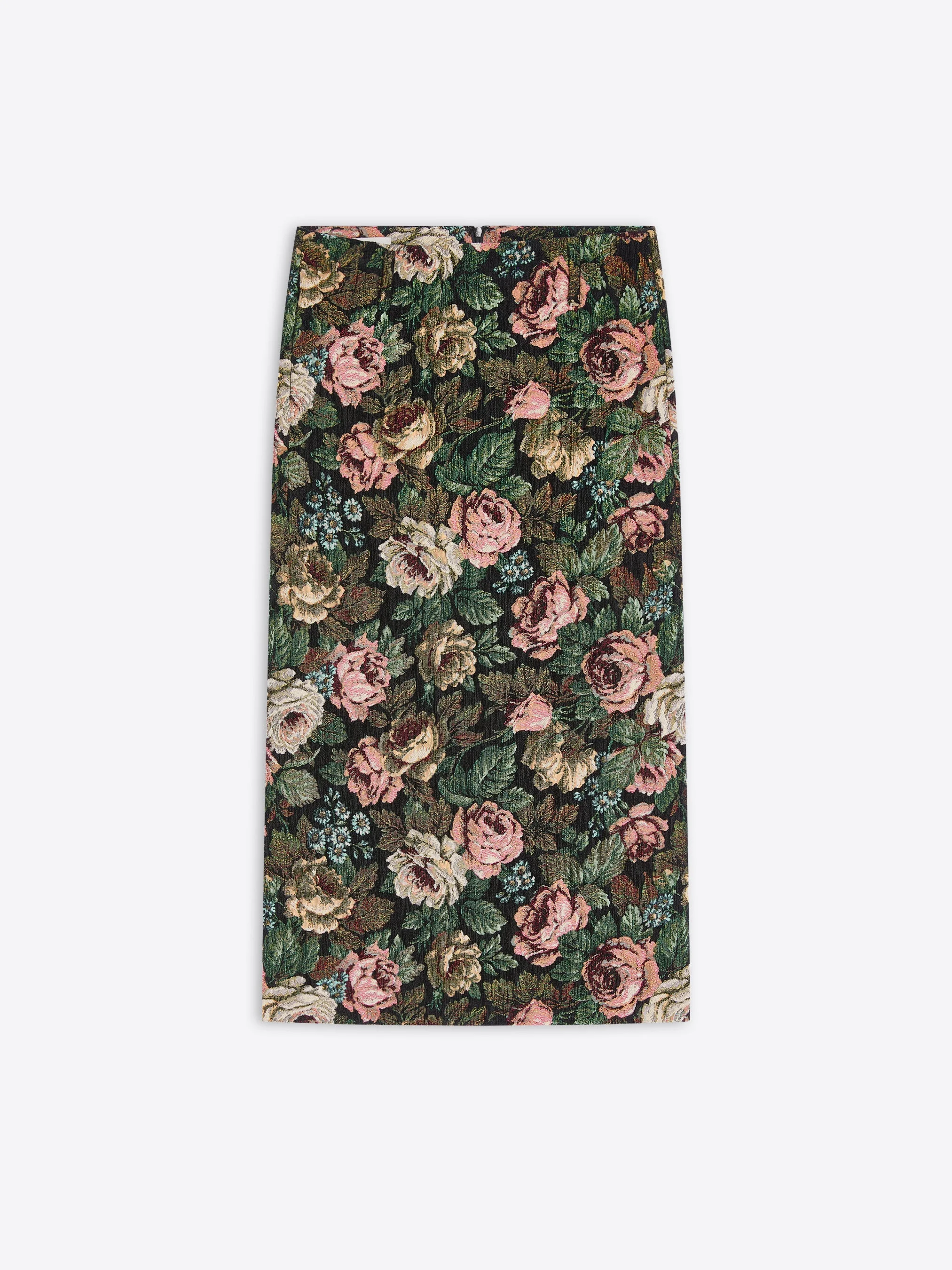 LONG FLORAL SKIRT - 1