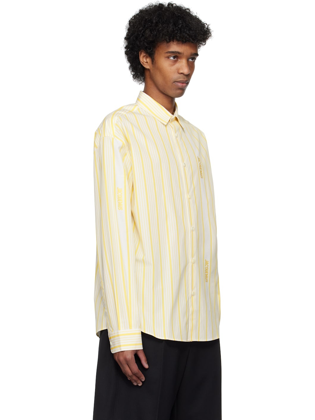 Yellow & White 'The Simon' Shirt - 2