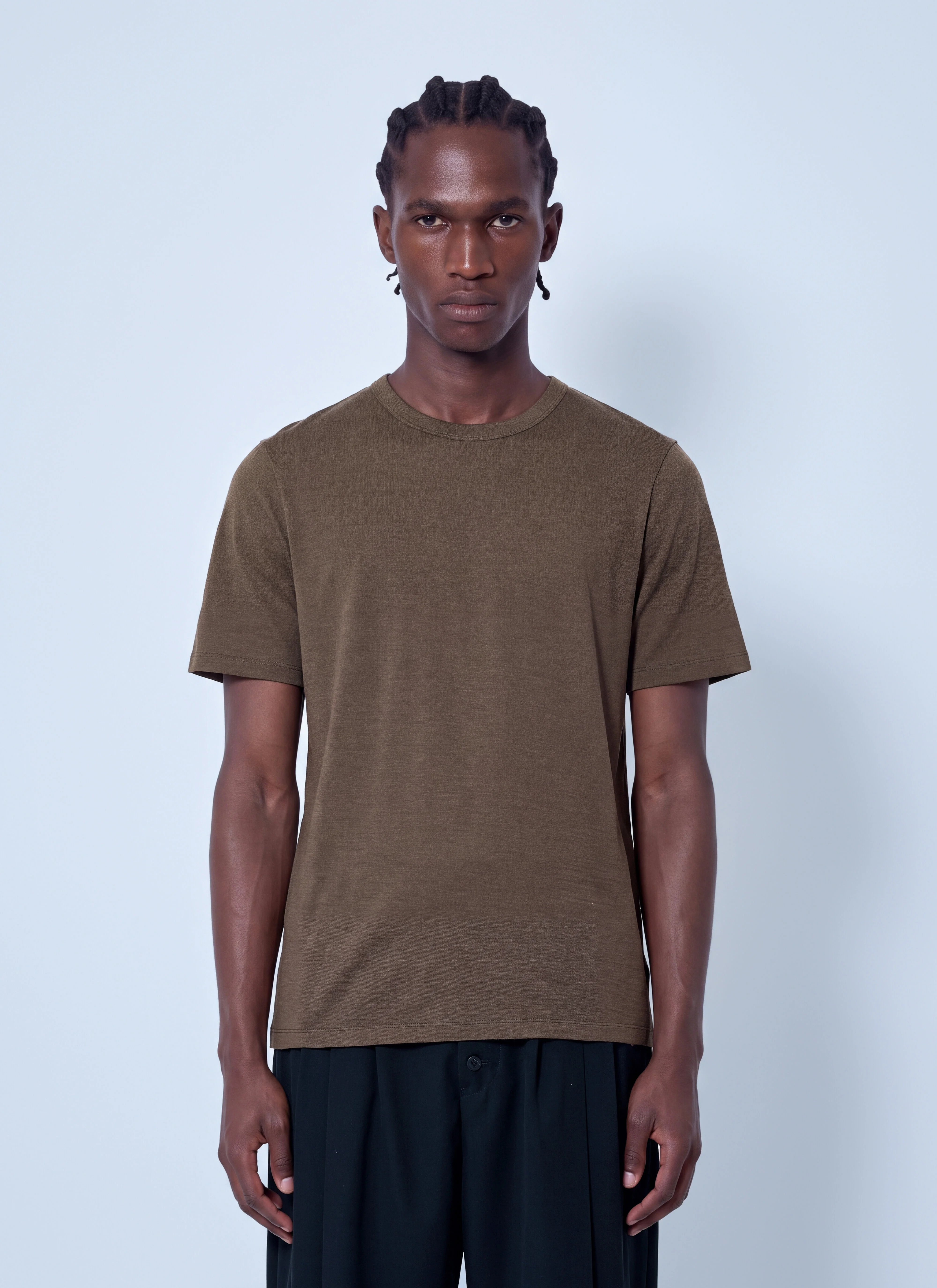 Cotton Crewneck T-Shirt - 1