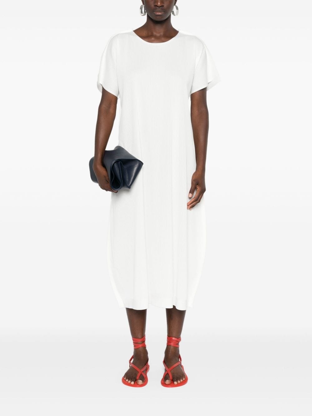 A-Poc Form ribbed midi dress - 2