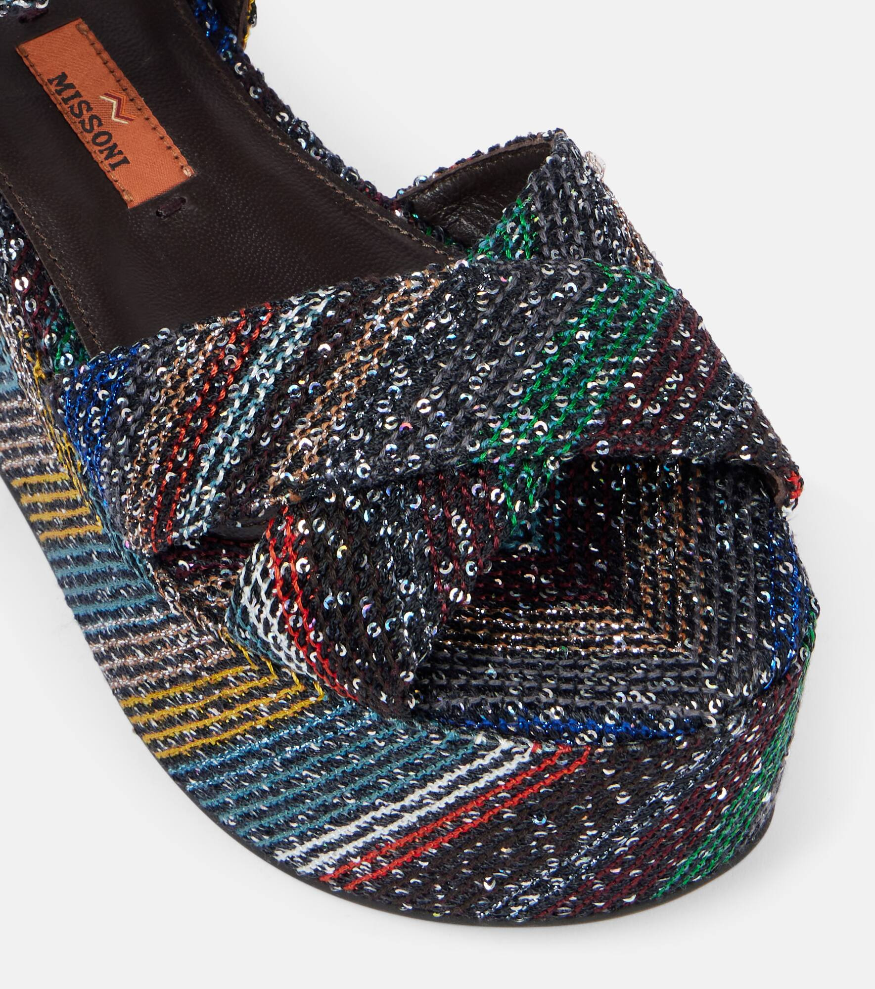 Julia Caperdoni sequined platform sandals - 5