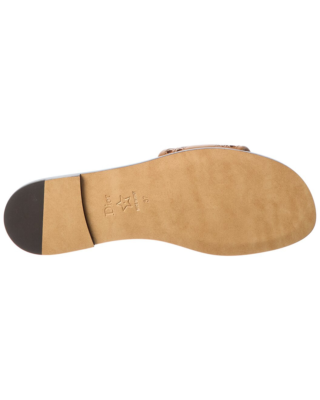 Dior D-Lane Leather Sandal - 4