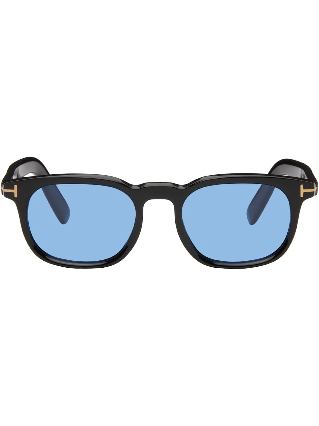 Black Round Sunglasses - 1