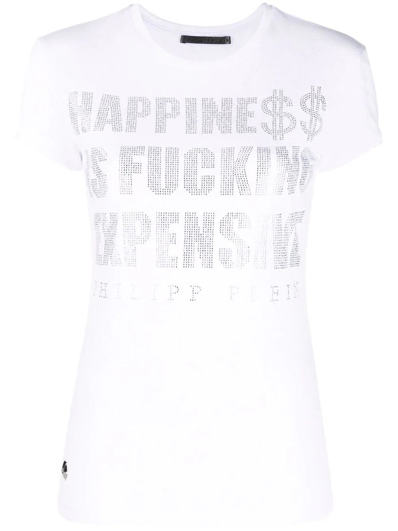 crystal-embellished T-shirt 1