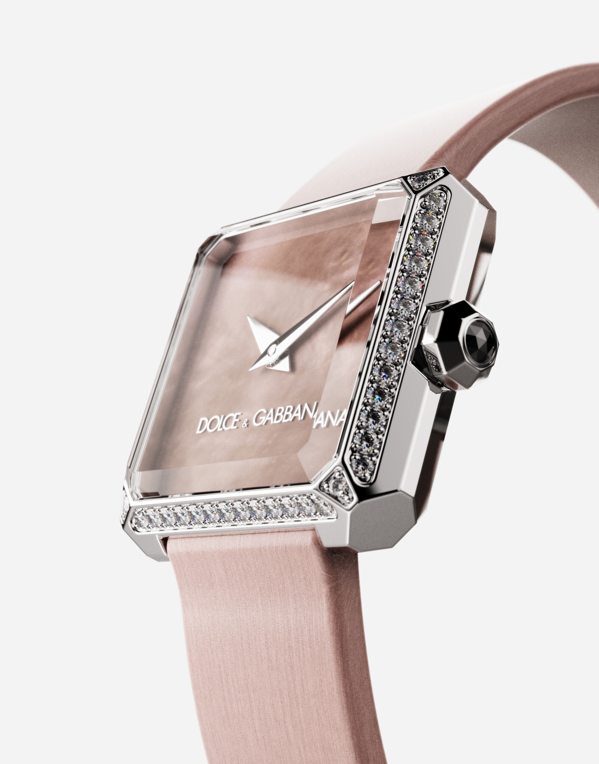 Sofia steel watch with colorless diamonds - 2