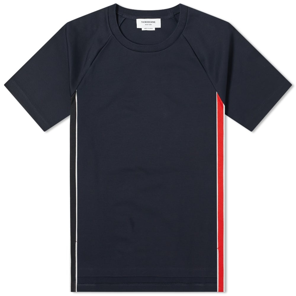 Thom Browne Interlock RWB Stripe Tee - 1