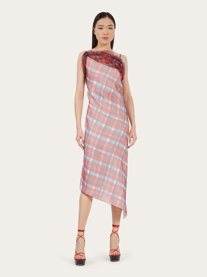 Asymmetric organza dress 5