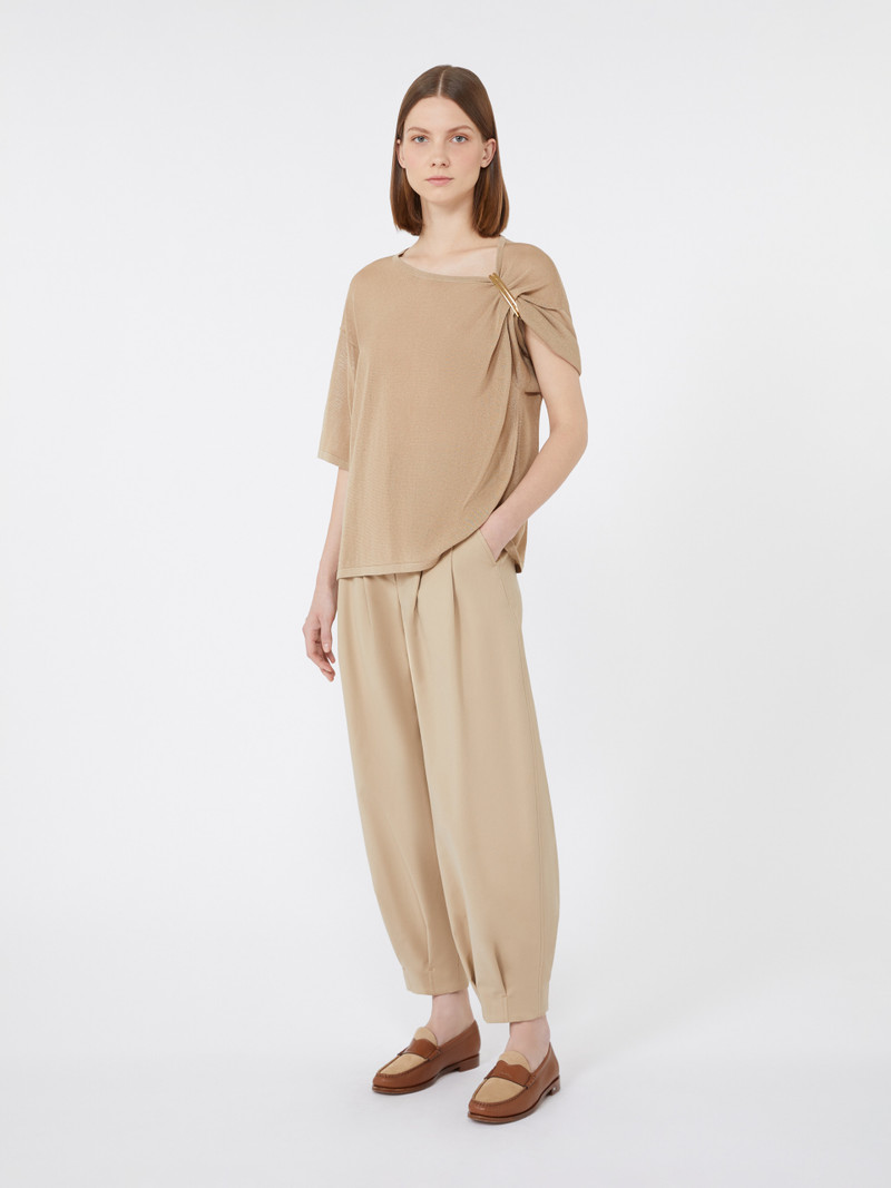 Max Mara LECCE Relaxed-fit cotton and viscose sweater outlook