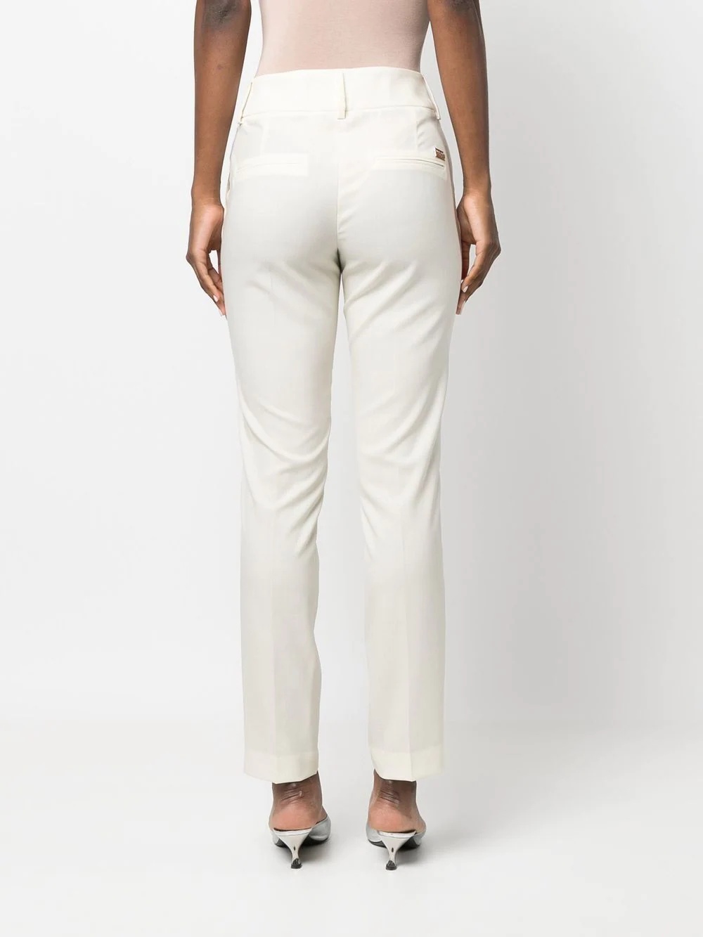 stretch-wool straight-trousers - 4