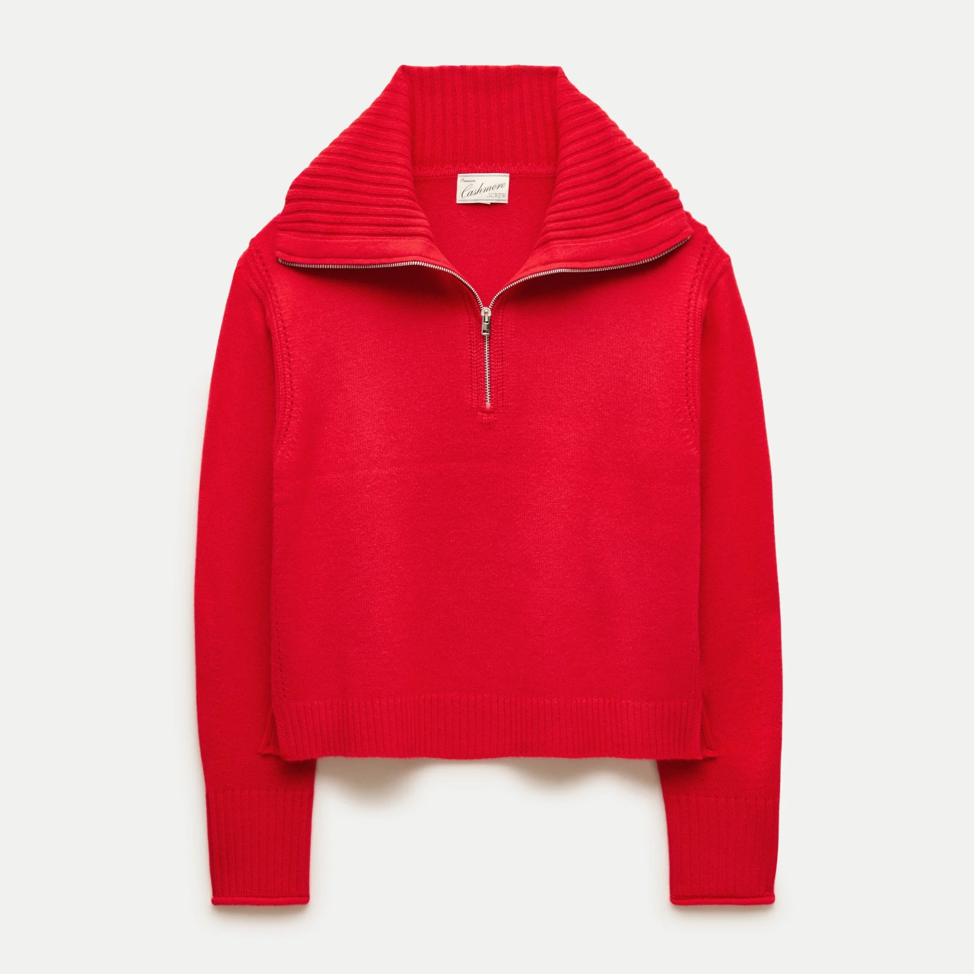 Cashmere quarter-zip sweater - 1