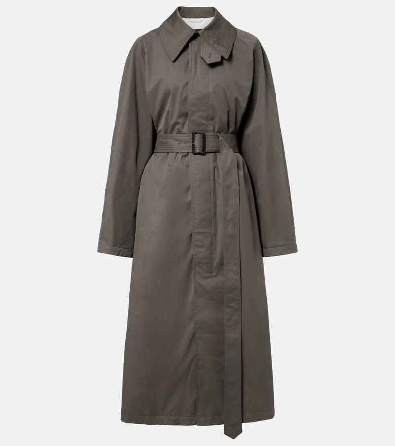 Cotton twill trench coat 1
