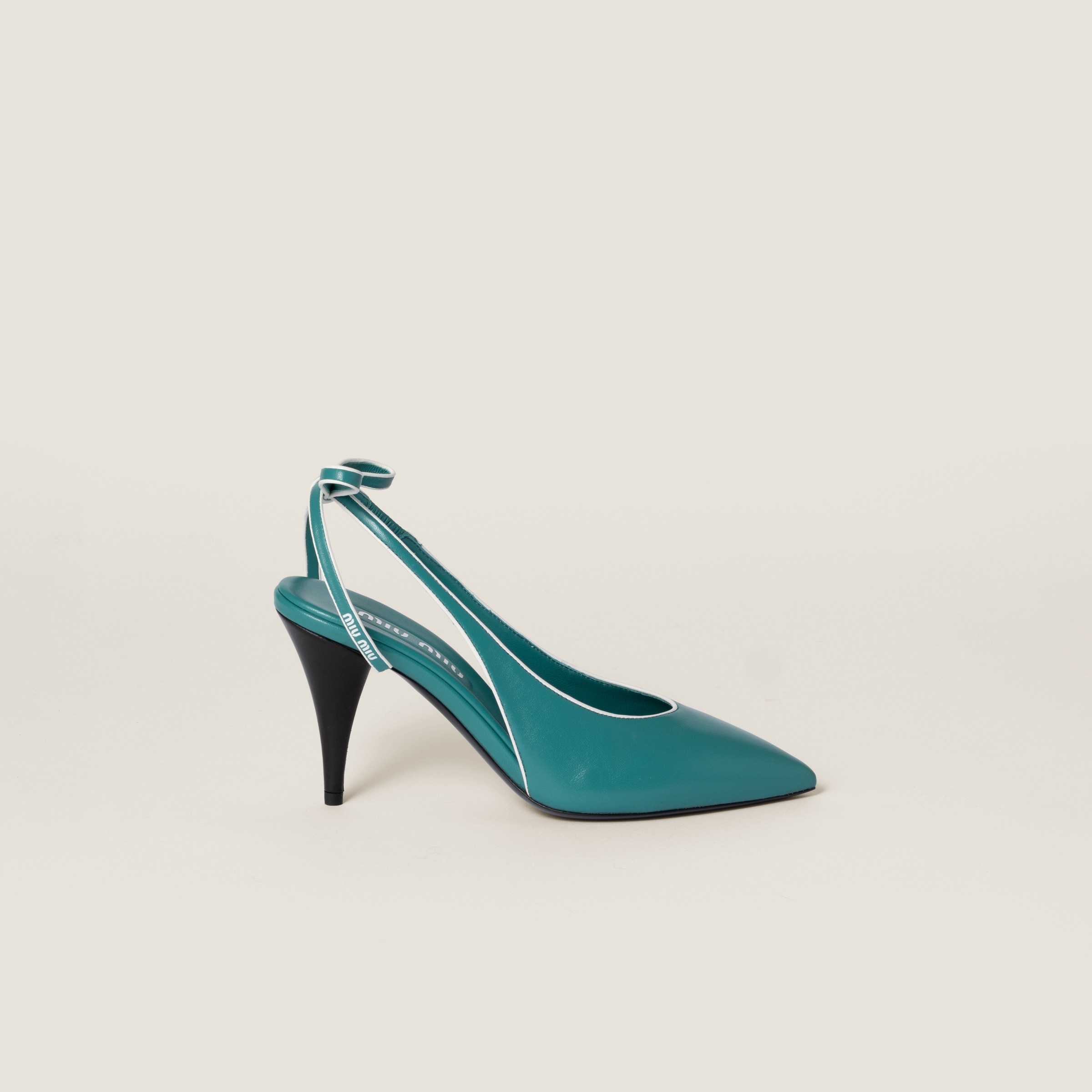 Nappa leather slingback pumps - 2
