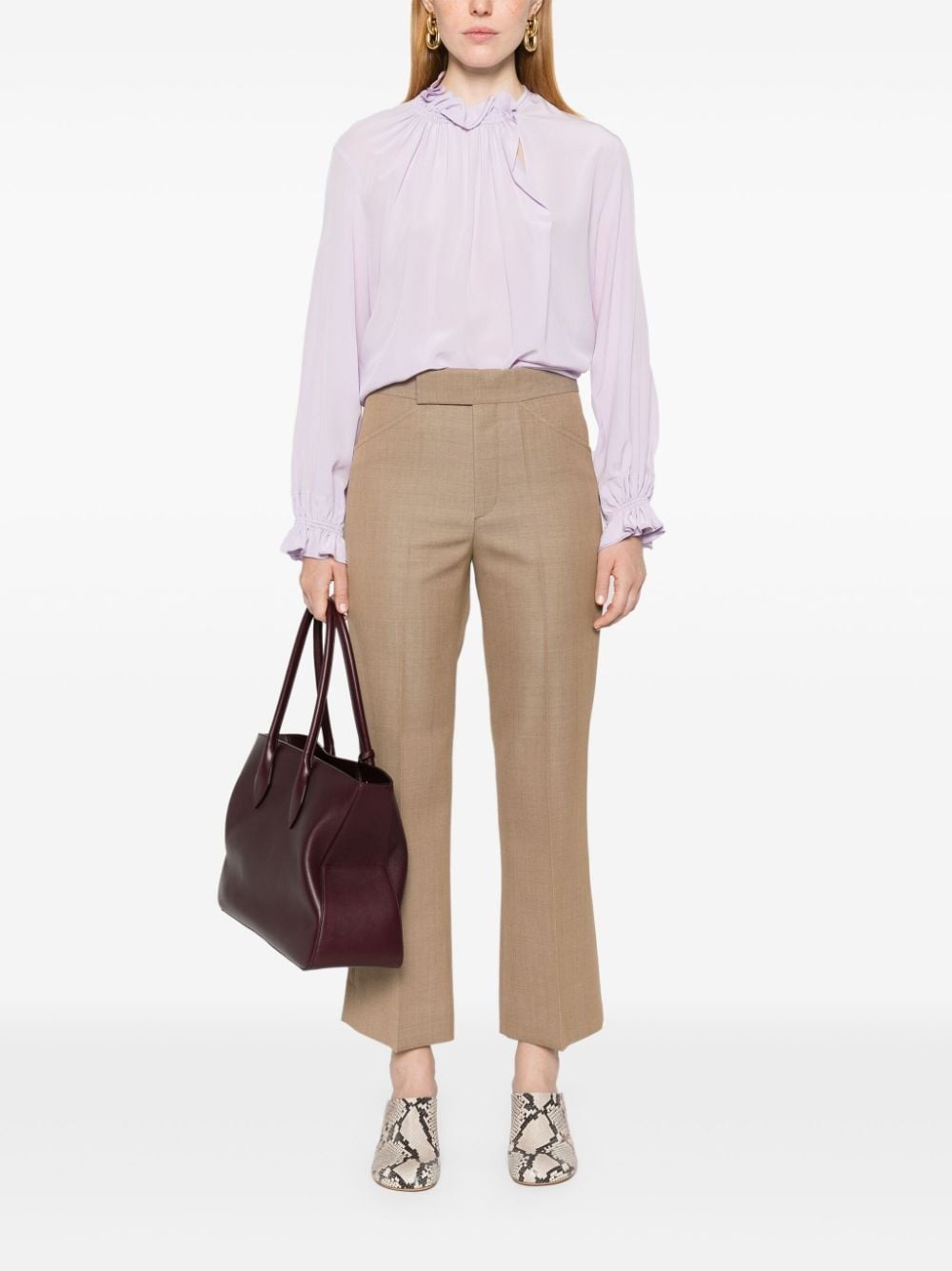 ruffled blouse - 2