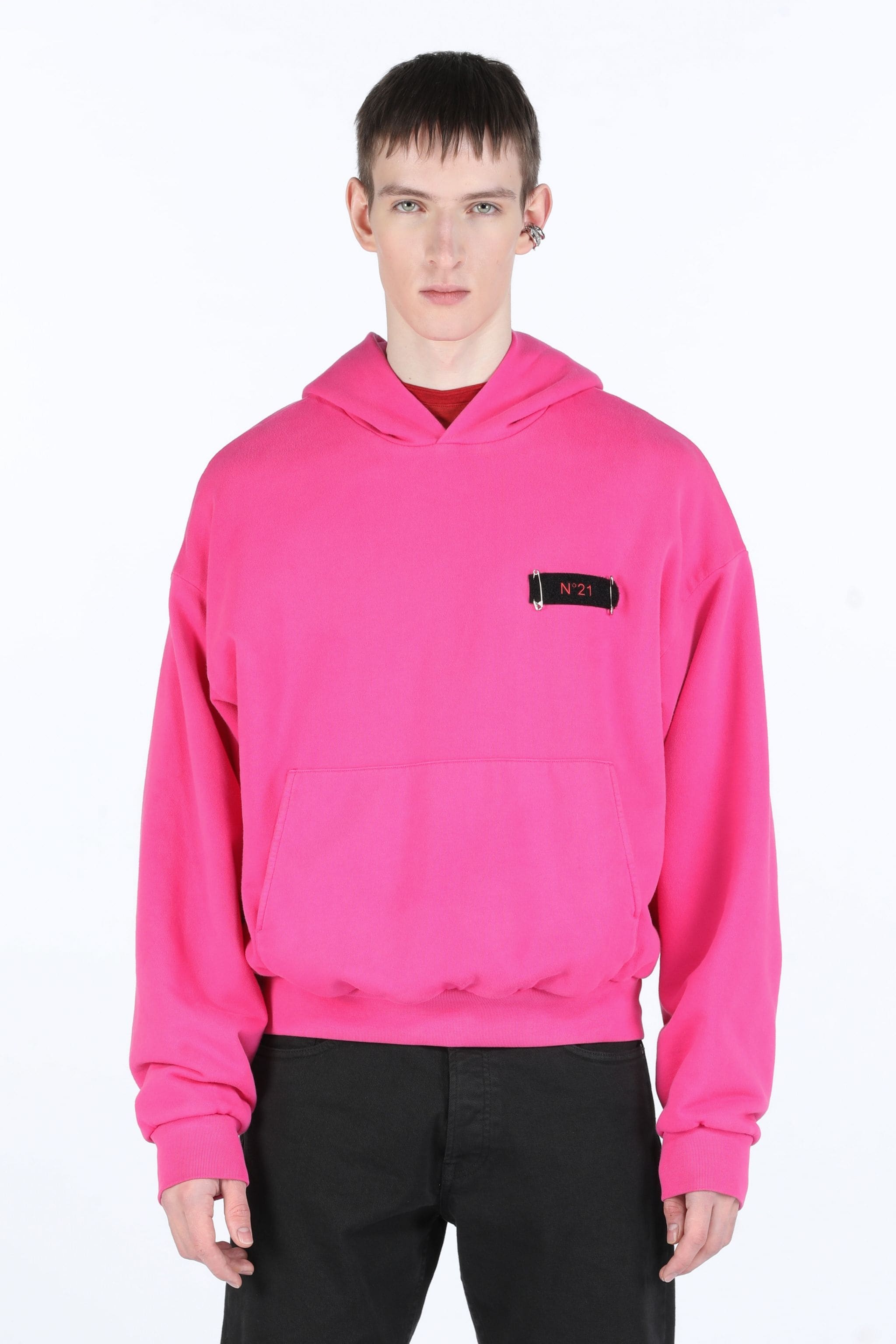 LOGO PATCH HOODIE - 1