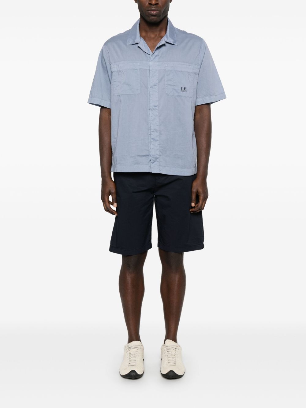 logo-print shirt - 2