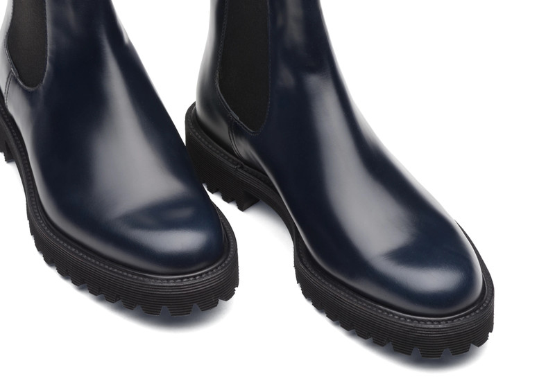 Nirah t Rois Calf Leather Chelsea Boot Blue 4