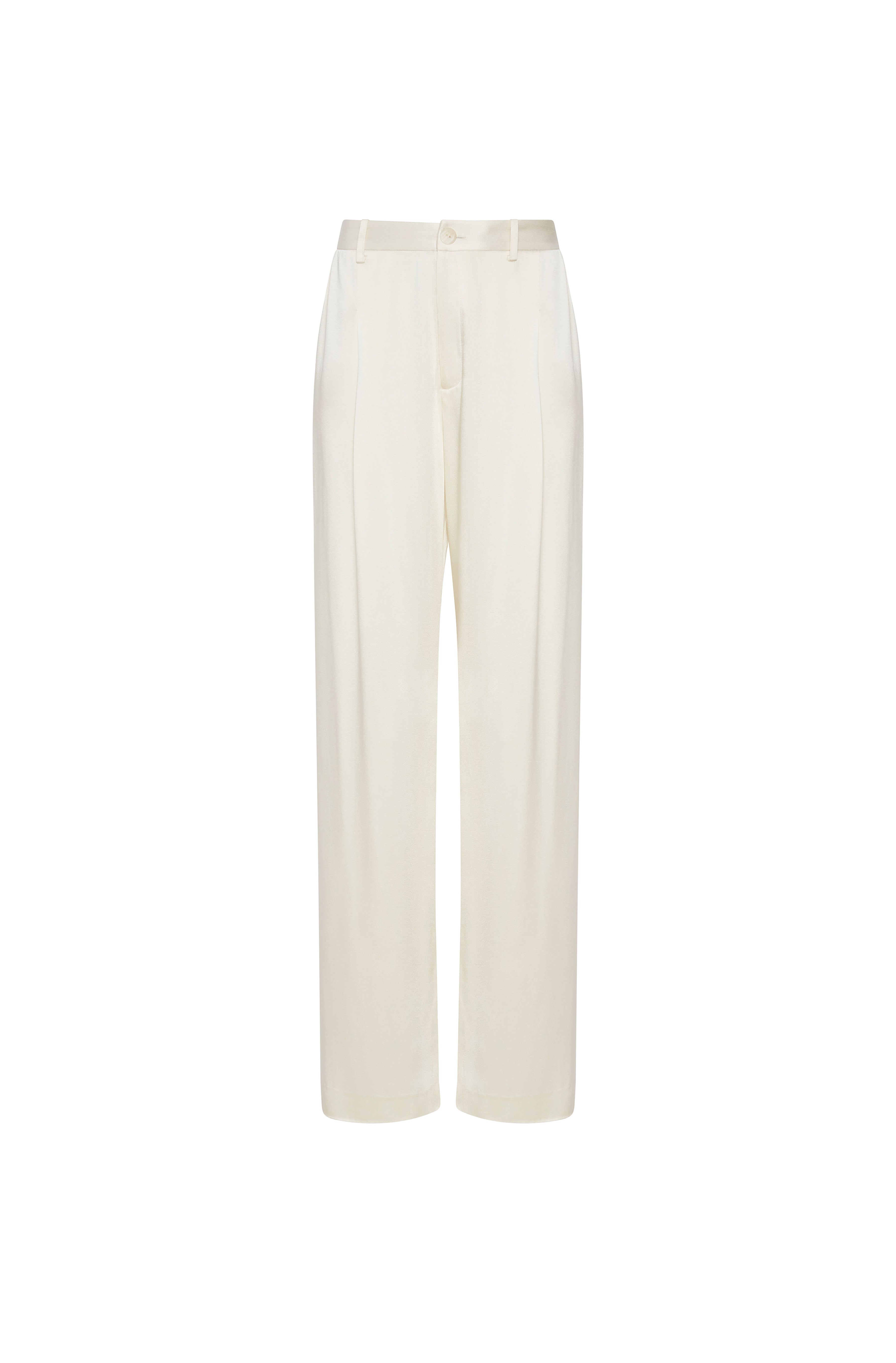 Satin Relaxed Pant - 1
