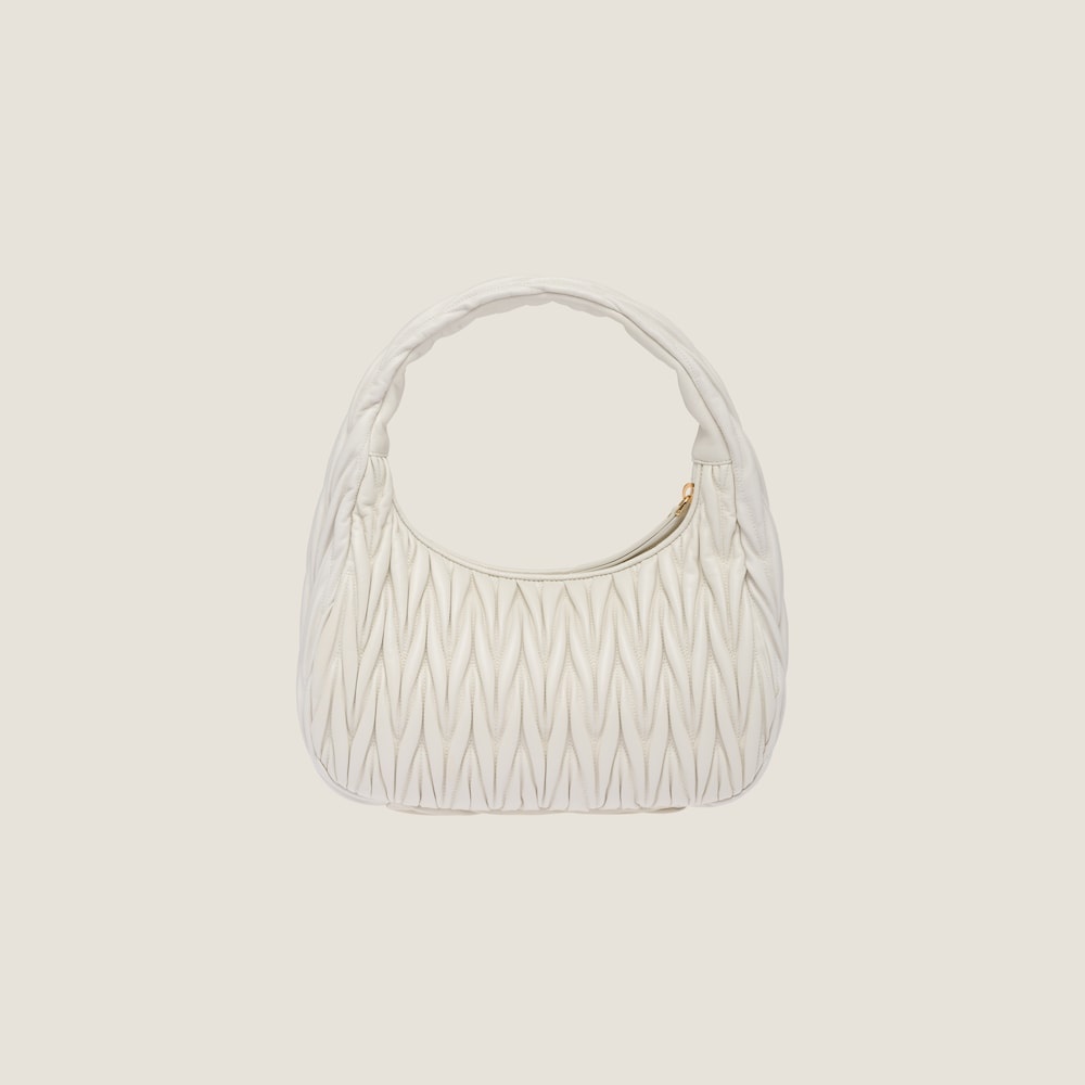 Wander matelassé nappa leather hobo bag - 3