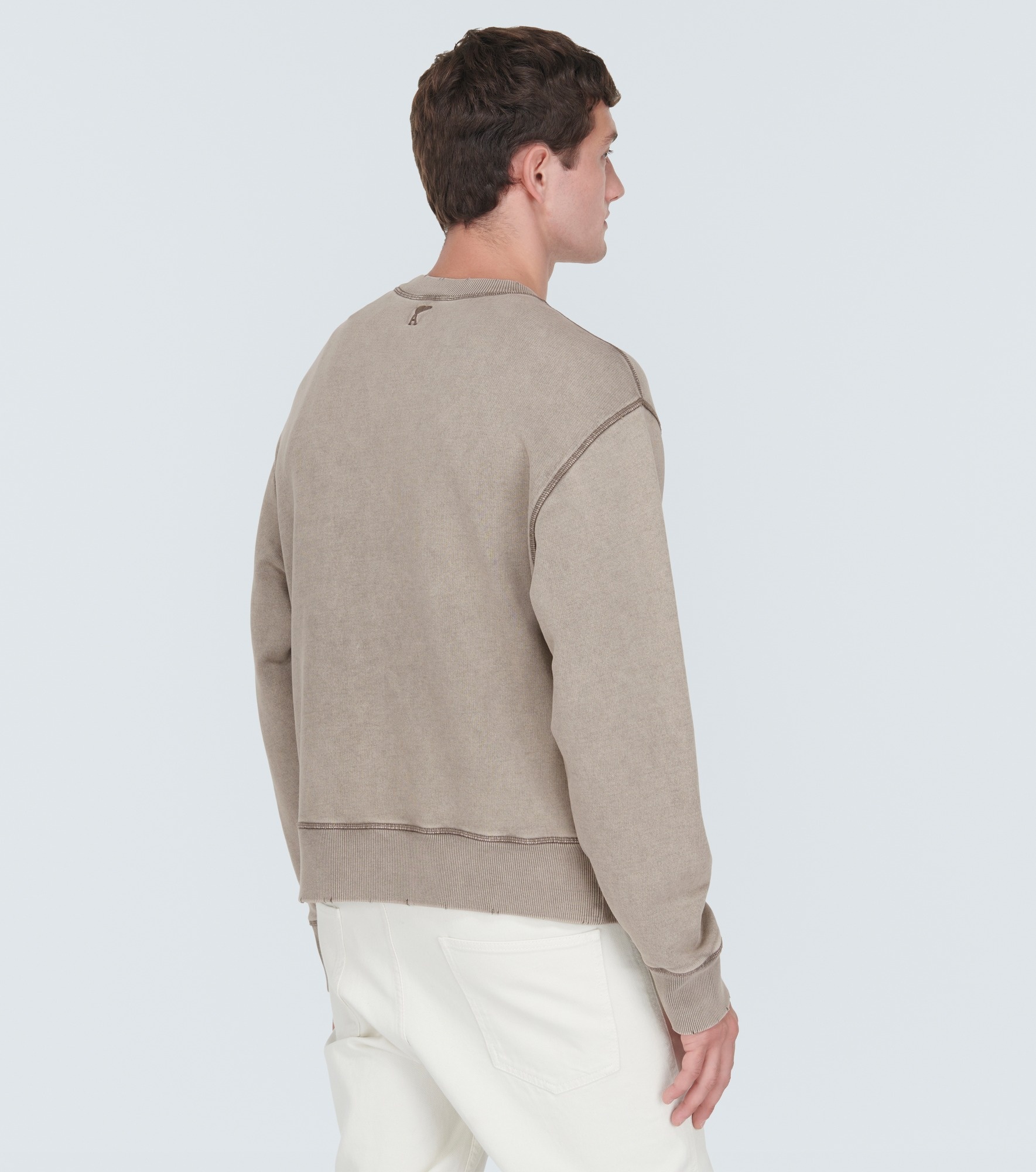 Logo cotton jersey sweatshirt - 4