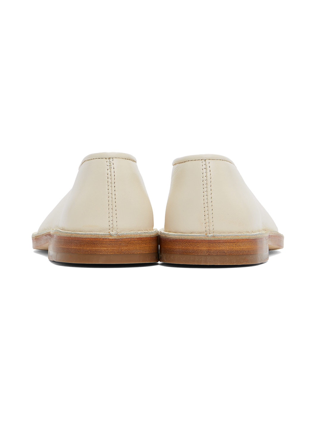 Off-White Flat Piped Slippers - 2