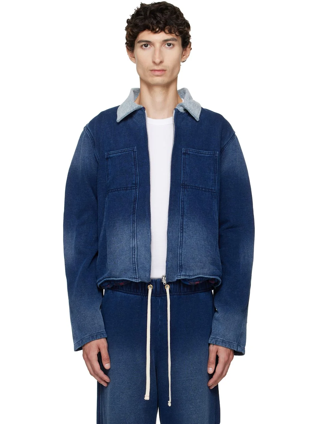 Navy Heavyweight Utility Jacket - 1
