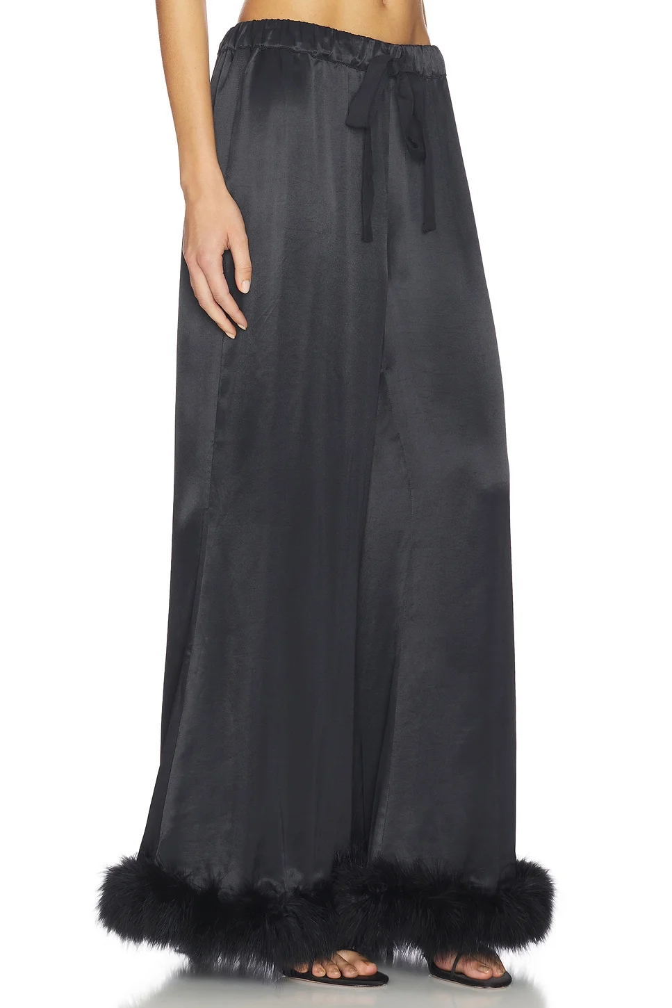 Bisou Bisou Pants With Feathers - 1